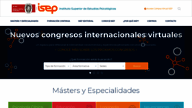 What Isep.es website looked like in 2021 (3 years ago)
