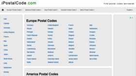 What Ipostalcode.com website looked like in 2021 (3 years ago)