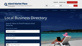 What Islandmarket.biz website looked like in 2021 (3 years ago)