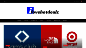 What Ilovehotdealz.com website looked like in 2021 (3 years ago)