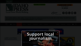 What Idahopress.com website looked like in 2021 (3 years ago)
