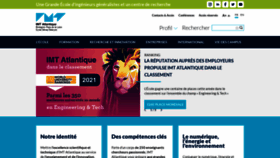 What Imt-atlantique.fr website looked like in 2021 (3 years ago)