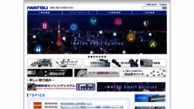 What Iwatsu.co.jp website looked like in 2021 (3 years ago)