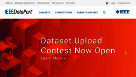 What Ieee-dataport.org website looked like in 2021 (4 years ago)