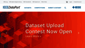 What Ieee-dataport.org website looked like in 2021 (3 years ago)