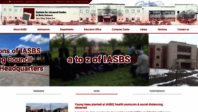 What Iasbs.ac.ir website looked like in 2021 (3 years ago)