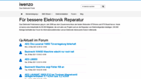 What Iwenzo.de website looked like in 2021 (3 years ago)