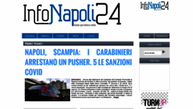 What Infonapoli24.it website looked like in 2021 (3 years ago)