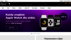 What Ispot.pl website looked like in 2021 (3 years ago)