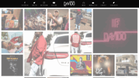 What Iamdavido.com website looked like in 2021 (3 years ago)