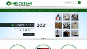 What Indicusbag.com website looked like in 2021 (3 years ago)