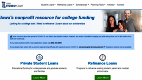 What Iowastudentloan.org website looked like in 2021 (3 years ago)