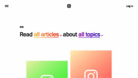 What Instagram-press.com website looked like in 2021 (3 years ago)
