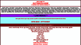 What Isattamatka.mobi website looked like in 2021 (3 years ago)