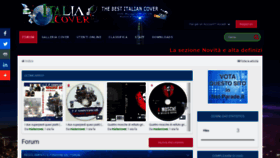 What Italiacover.com website looked like in 2021 (3 years ago)