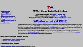 What Icking-music-archive.org website looked like in 2021 (3 years ago)