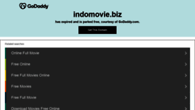 What Indomovie.biz website looked like in 2021 (3 years ago)