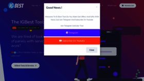 What Igbest.net website looked like in 2021 (3 years ago)