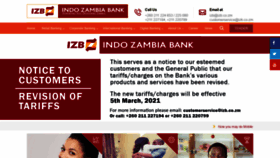 What Izb.co.zm website looked like in 2021 (4 years ago)