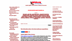 What Igituba.org website looked like in 2021 (3 years ago)
