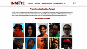 What Inmate.com website looked like in 2021 (3 years ago)