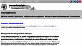 What Internetchemie.info website looked like in 2021 (3 years ago)
