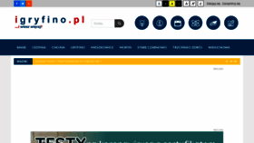 What Igryfino.pl website looked like in 2021 (3 years ago)