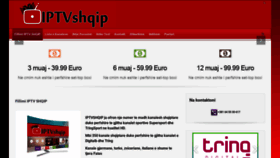 What Iptvshqip.org website looked like in 2021 (3 years ago)
