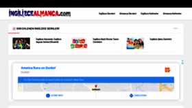 What Ingilizcealmanca.com website looked like in 2021 (3 years ago)