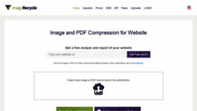 What Imagerecycle.com website looked like in 2021 (3 years ago)