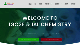 What Igcseandialchemistry.com website looked like in 2021 (3 years ago)