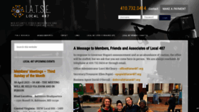 What Iatse487.org website looked like in 2021 (3 years ago)