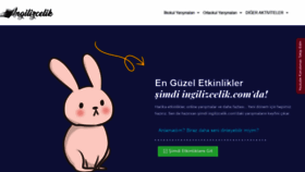 What Ingilizcelik.com website looked like in 2021 (3 years ago)