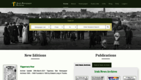 What Irishnewsarchive.com website looked like in 2021 (3 years ago)