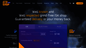 What Iskshop.com website looked like in 2021 (3 years ago)