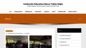 What Iemarcotobon.edu.co website looked like in 2021 (3 years ago)