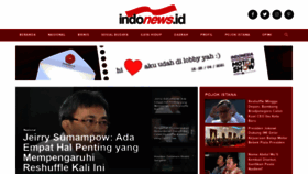 What Indonews.id website looked like in 2021 (3 years ago)