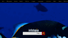 What Infotopia.info website looked like in 2021 (3 years ago)