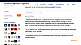 What Ibc.link website looked like in 2021 (3 years ago)
