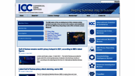What Icc-ccs.org website looked like in 2021 (3 years ago)