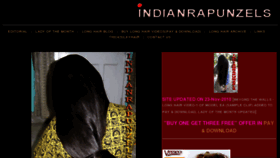What Indianrapunzels.info website looked like in 2011 (12 years ago)