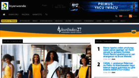 What Inyarwanda.com website looked like in 2021 (3 years ago)