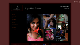 What Inyahair.com website looked like in 2021 (2 years ago)