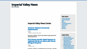 What Imperialvalleynews.com website looked like in 2021 (3 years ago)