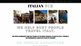 What Italianfix.com website looked like in 2021 (3 years ago)