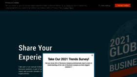 What Iiba.org website looked like in 2021 (2 years ago)