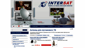What Intersat.lv website looked like in 2021 (3 years ago)