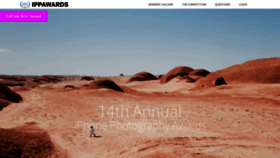 What Ippawards.com website looked like in 2021 (4 years ago)