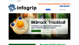 What Infogrip.com website looked like in 2021 (3 years ago)