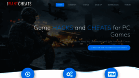 What Iwantcheats.com website looked like in 2021 (2 years ago)